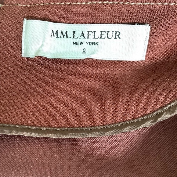 MM Lafleur The Narie Brown Dress Sz-0 - Picture 5 of 6